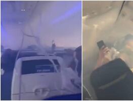 Video. Humo en cabina desata pánico entre pasajeros durante vuelo hacia Florida