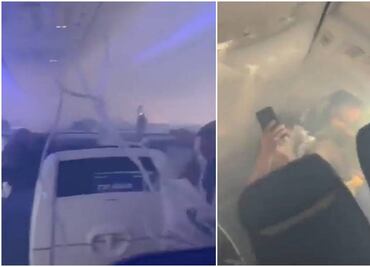 Video. Humo en cabina desata pánico entre pasajeros durante vuelo hacia Florida