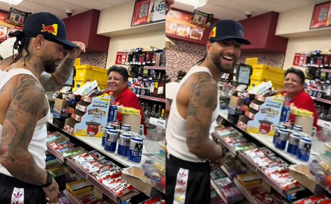 Maluma compra cervezas en Oxxo de Monterrey y el cajero lo confunde; "te pareces a Maluma". Foto: Captura TikTok