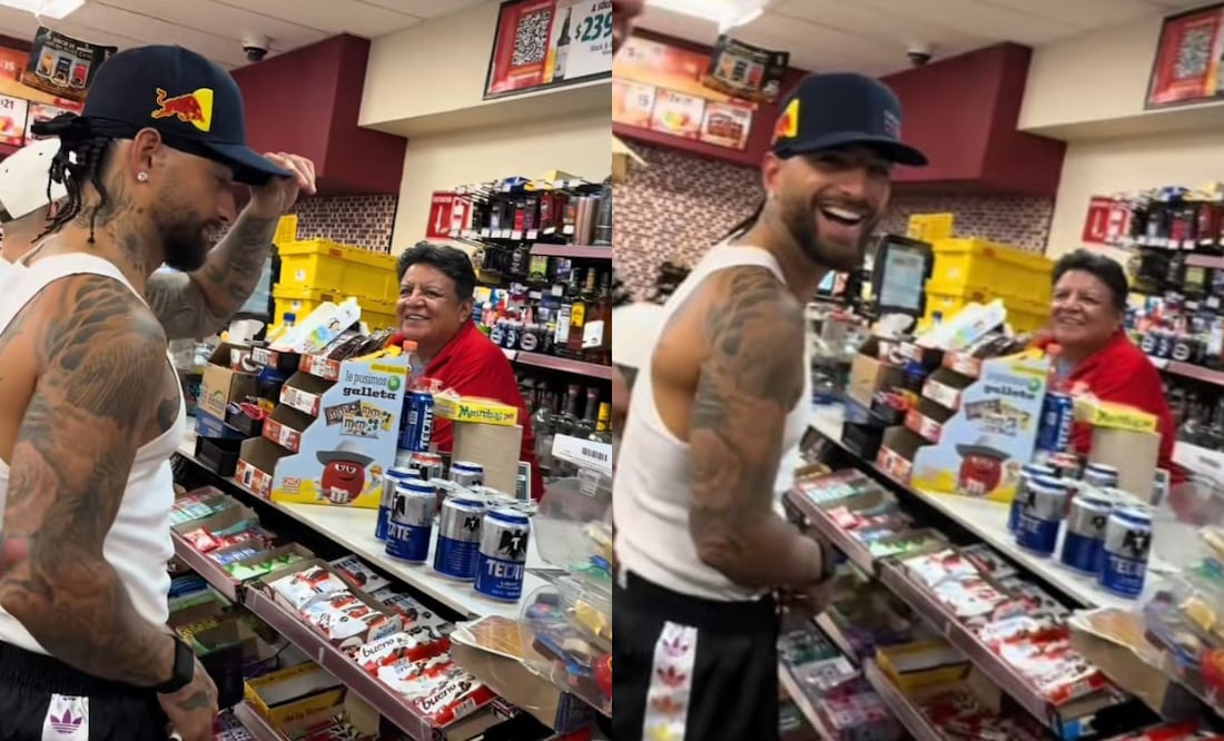 Maluma compra cervezas en Oxxo de Monterrey y el cajero lo confunde; "te pareces a Maluma". Foto: Captura TikTok