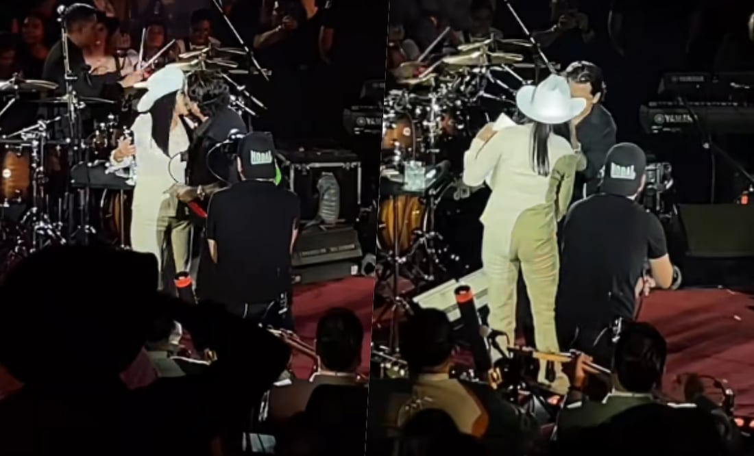 Christian Nodal se hace viral en redes por supuestamente besar a fan en la boca, ¿y Ángela? Foto: Tiktok