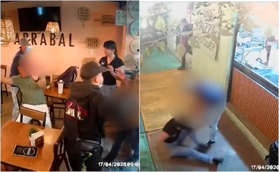“¡No me voy a ir!”: video capta intento de secuestro de una joven en pizzería de Chimalhuacán. Foto: Captura de pantalla / X