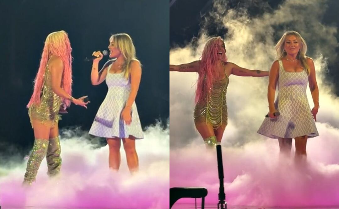 Amaia Montero regresa a los escenarios de la mano de Karol G. ¿Qué pasó con su carrera? Foto: Captura TikTok