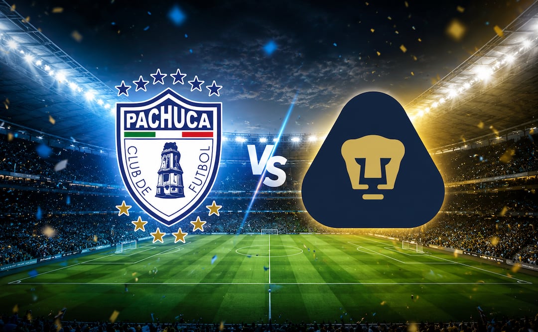 Semifinal Pachuca vs Pumas: hora y canal de transmisión del partido de IDA del 14 de mayo del Clausura 2026. Foto: IA