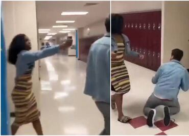 Estudiante rocía gas pimienta a maestro por quitarle su celular en EU