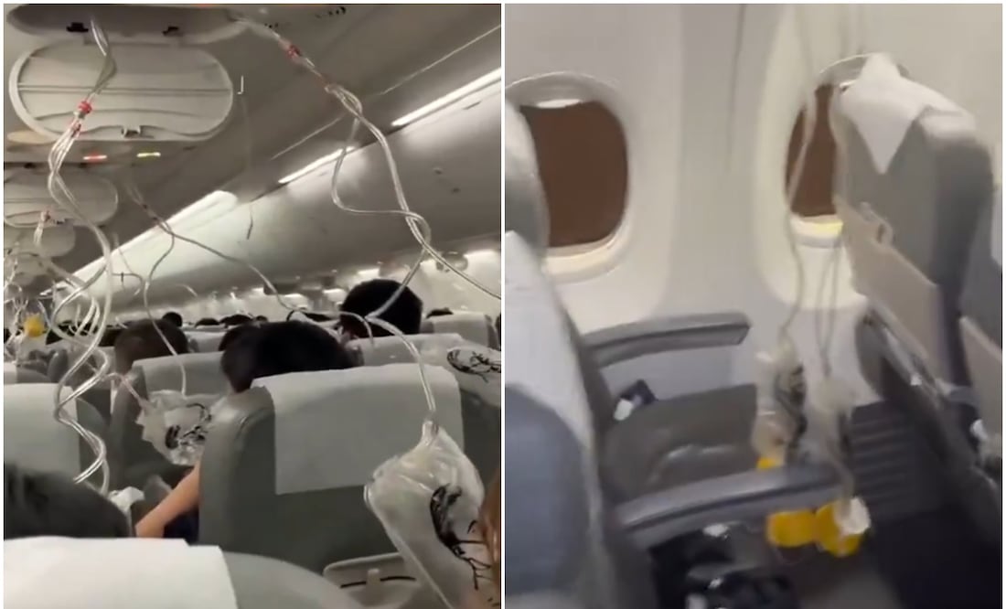 Vuelo a Tokio cae 25 mil pies en 10 minutos y pasajeros escriben sus testamentos. Foto tomada de video de X