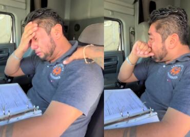 Trailero rompe en llanto tras accidente: "No saben cuánto he batallado". ¿Lo respalda su empresa?