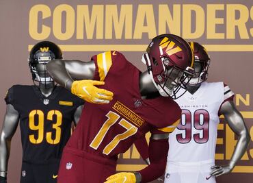Commanders, el nuevo nombre de los antiguos Redskins de la NFL