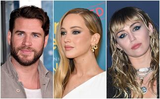 Jennifer Lawrence habla de ser la tercera en discordia en relación de Liam Hemsworth y Miley Cyrus