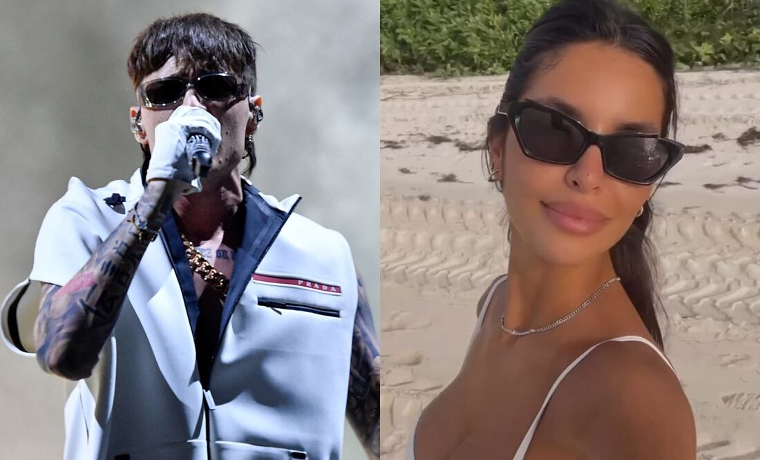 Captan a Peso Pluma de la mano con su ‘nueva novia’: ¿Quién es Gabrielle Britez? Foto: : VALERIE MACON / AFP / INSTAGRAM