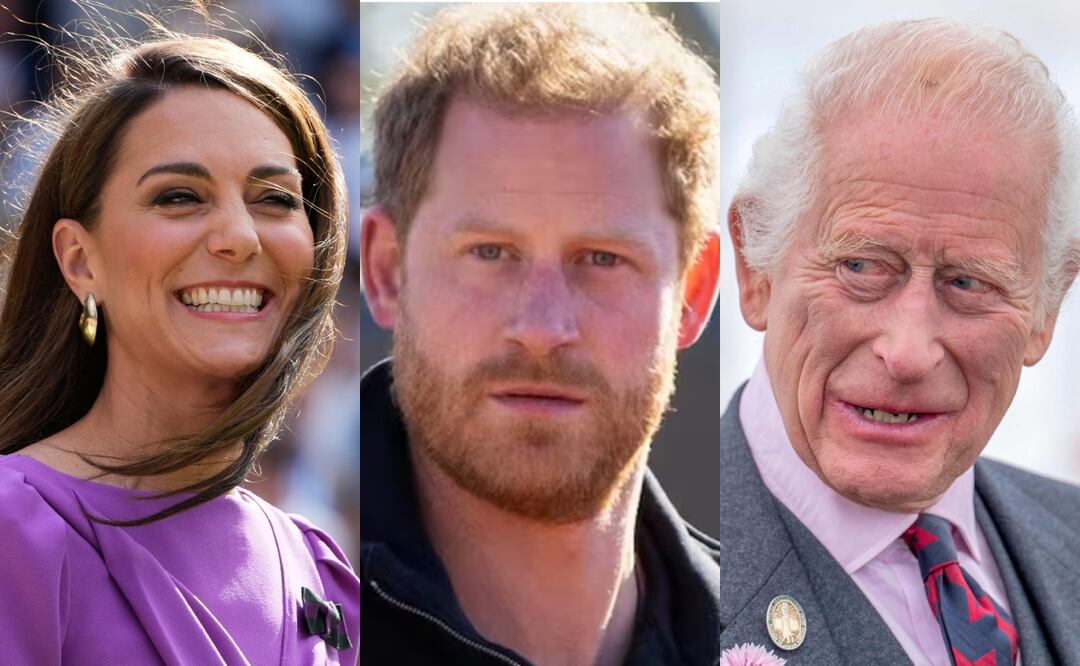 Kate Middleton y rey Carlos III planean regreso del príncipe Harry a la familia real con una condición. ¿Sin Meghan? Foto: AFP / AP