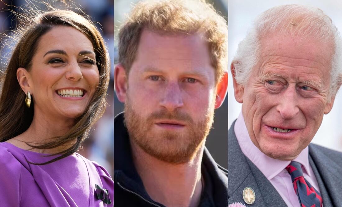 Kate Middleton y rey Carlos III planean regreso del príncipe Harry a la familia real con una condición. ¿Sin Meghan? Foto: AFP / AP