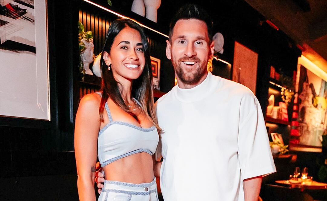 Antonela Roccuzzo y Lionel Messi. Photo © 2024 Mega/The Grosby Group