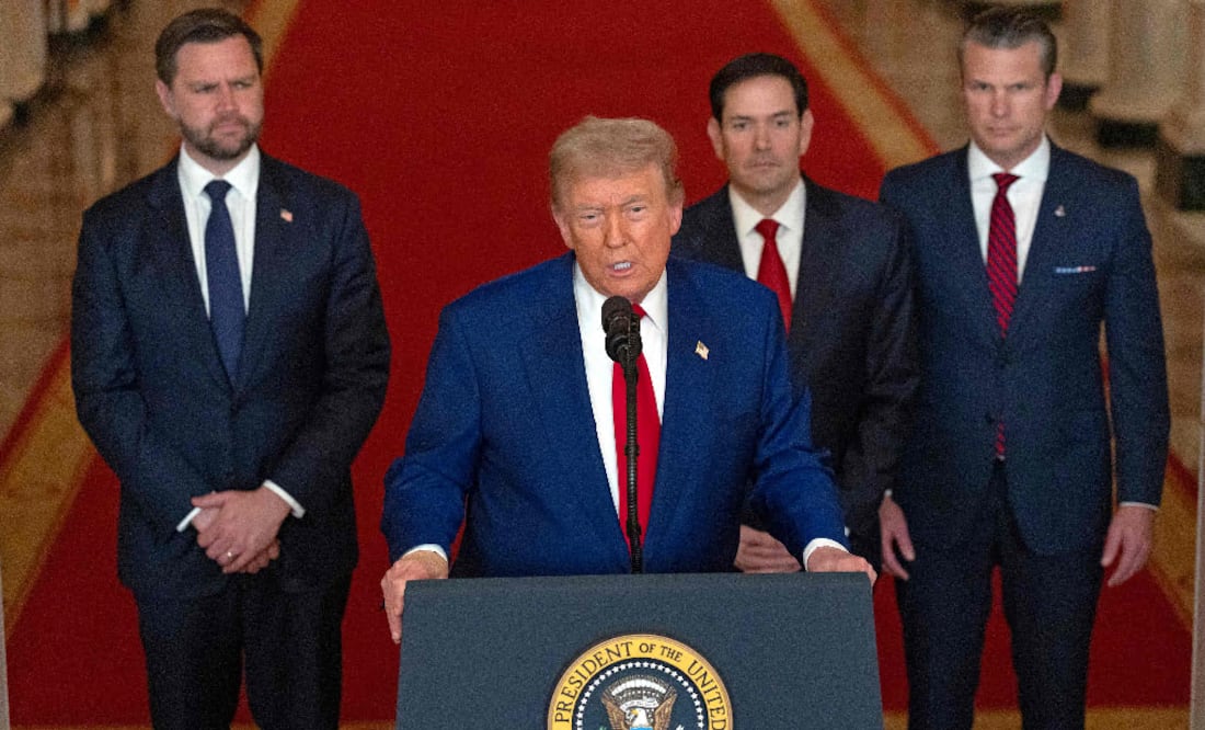 ¿Ha comenzado la guerra total entre EU e Irán tras el ataque masivo ordenado por Trump? Photo by CARLOS BARRIA / POOL / AFP