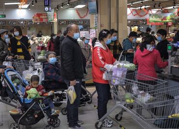 China llama a su población a hacerse de reservas de comida