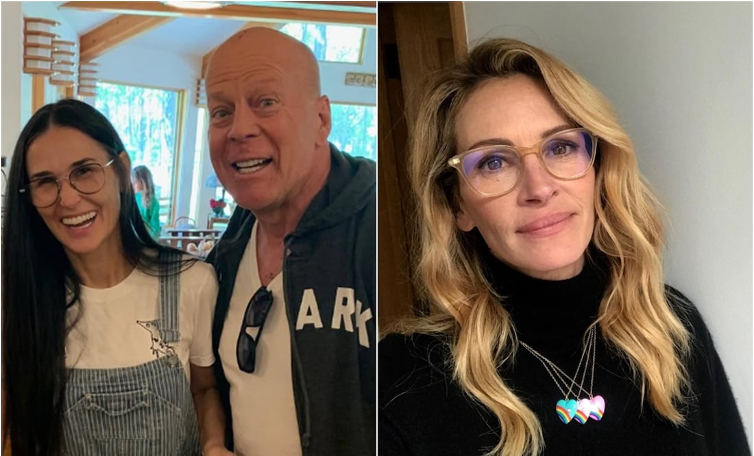 Solidaridad de Hollywood: Julia Roberts ofrece ayuda en el cuidado de Bruce Willis Foto: Demi Moore IG / Julia Roberts IG