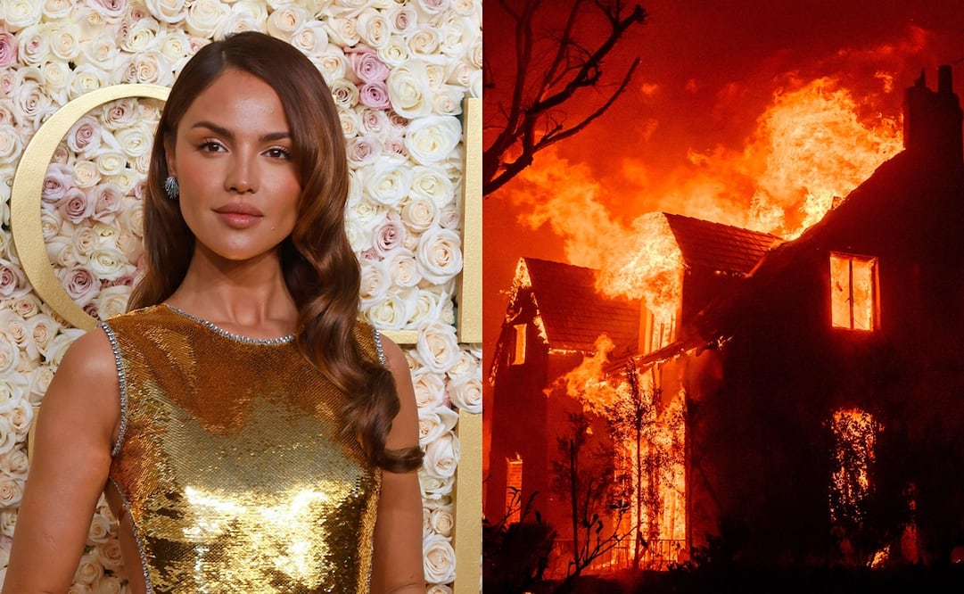 Eiza González escapa de su casa en Los Ángeles tras devastadores incendios: “Es como conducir al infierno”. Etienne LAURENT / JOSH EDELSON / AFP