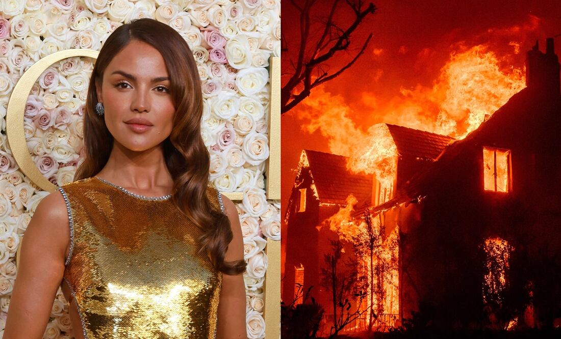 Eiza González escapa de su casa en Los Ángeles tras devastadores incendios: “Es como conducir al infierno”. Etienne LAURENT / JOSH EDELSON / AFP