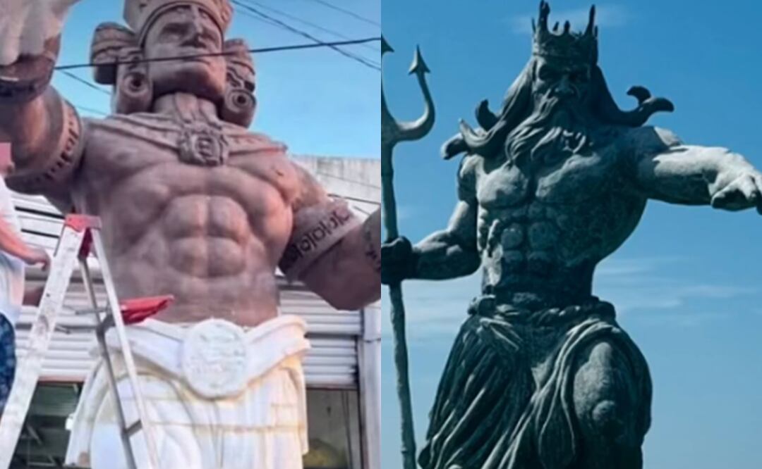 Yucatán instalará estatua del dios Chaac después del “escándalo” de Poseidón. Foto: TikTok