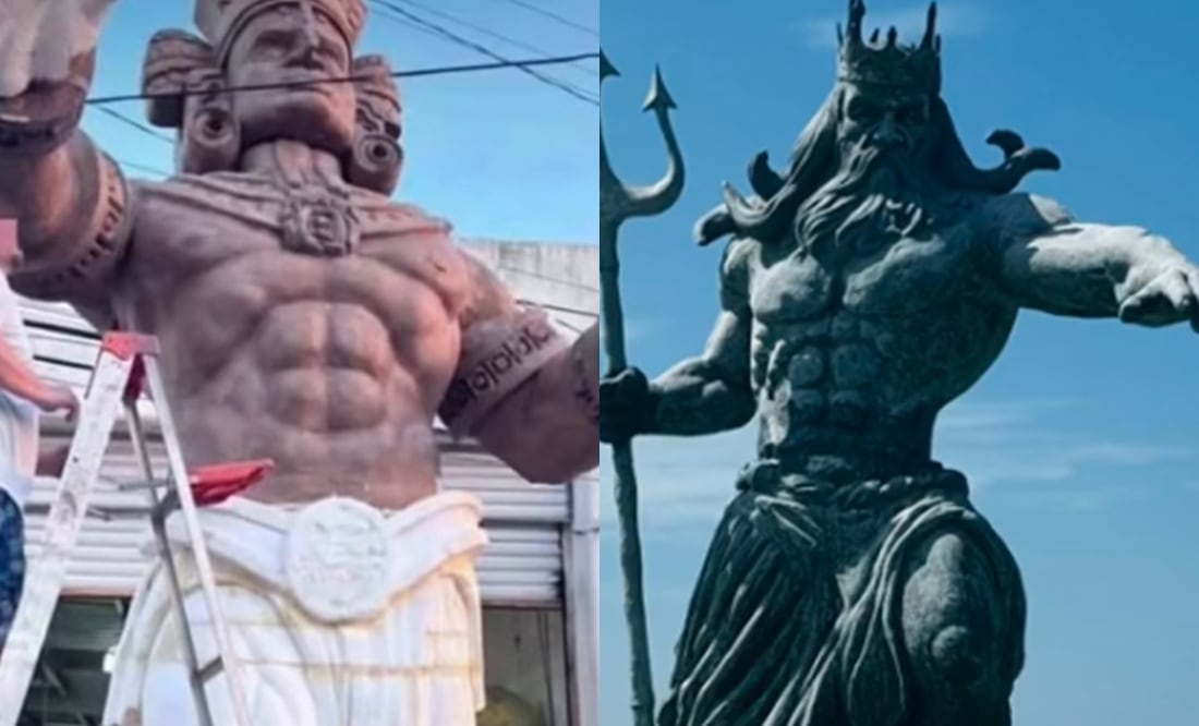 Yucatán instalará estatua del dios Chaac después del “escándalo” de Poseidón. Foto: TikTok