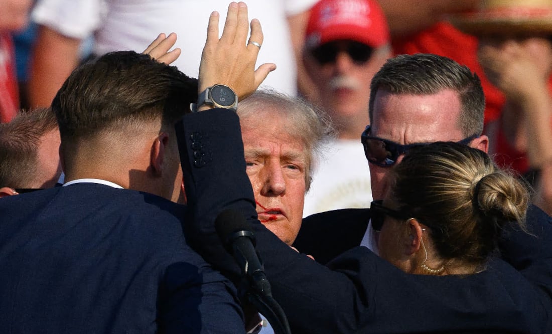 El tirador disparó a Trump desde fuera del área del público, confirma el fiscal. Foto AFP
