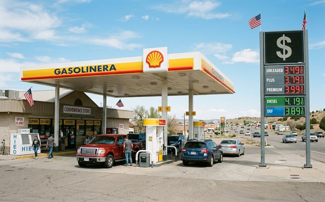 Precio de la gasolina hoy en Estados Unidos: ¿en qué estados cuesta menos llenar el tanque? (22 de octubre). Foto: IA