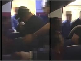 Video. Taclean a pasajero tras gritar “frase terrorista” y tratar de abrir puerta en pleno vuelo