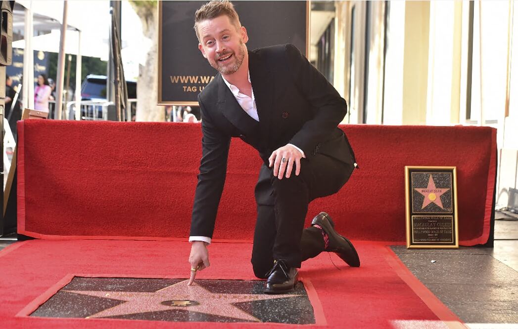 Macaulay Culkin inmortalizado en Hollywood: Recibe estrella en el Paseo de la Fama. (Photo by Jordan Strauss/Invision/AP)