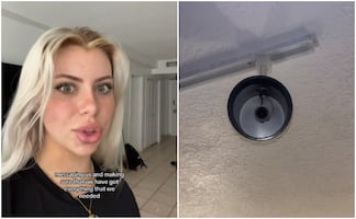 Chicas encuentran cámara oculta en Airbnb en Florida y lo muestran en TikTok; este era el escondite