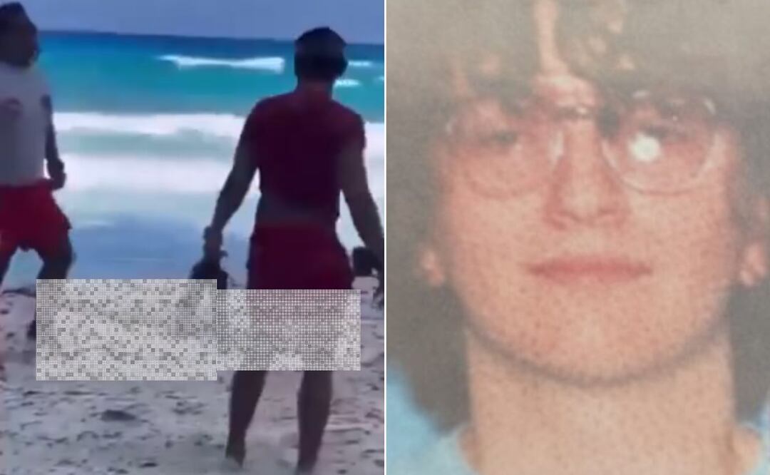 Hallan restos de turista estadounidense devorado por tiburones en playa Chac Mool de Cancún | Fotos: 'X' @@ElJornal_SV // Fiscalía @FGEQuintanaRoo