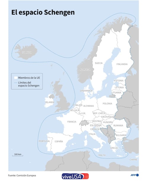 ¿Qué es el espacio Schengen y por qué Italia lo suspendió con España tras la crisis migratoria? Foto: AFP