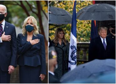 Biden y Trump homenajean a los excombatientes de EU en Día de Veteranos