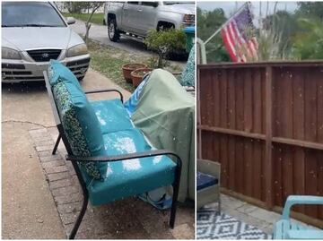 ¿Nieve en Florida? Este fenómeno sorprendió a los habitantes en Navidad