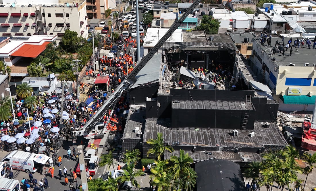 Suman 66 los muertos tras derrumbe de techo en discoteca en Santo Domingo EFE/ Grupo XP3