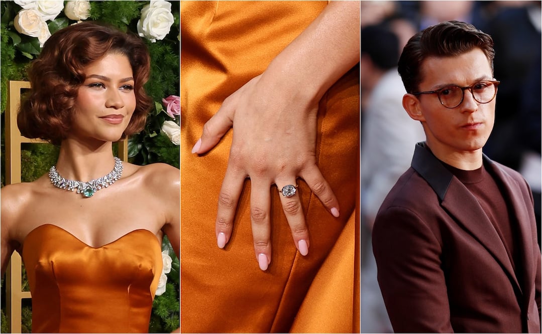 Zendaya se compromete con Tom Holland. ¿Cuánto cuesta el anillo que lució en los Golden Globes? Foto: Amy Sussman / GETTY IMAGES NORTH AMERICA / Getty Images via AFP / EFE/Alejandro García