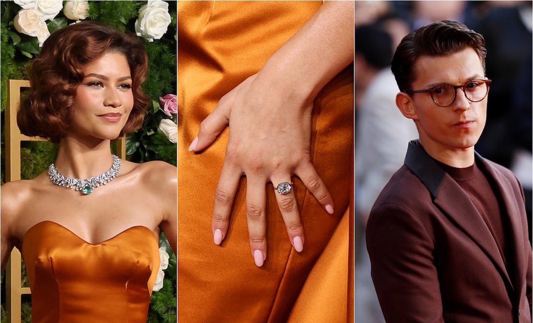 Zendaya se compromete con Tom Holland. ¿Cuánto cuesta el anillo que lució en los Golden Globes? Foto: Amy Sussman / GETTY IMAGES NORTH AMERICA / Getty Images via AFP / EFE/Alejandro García
