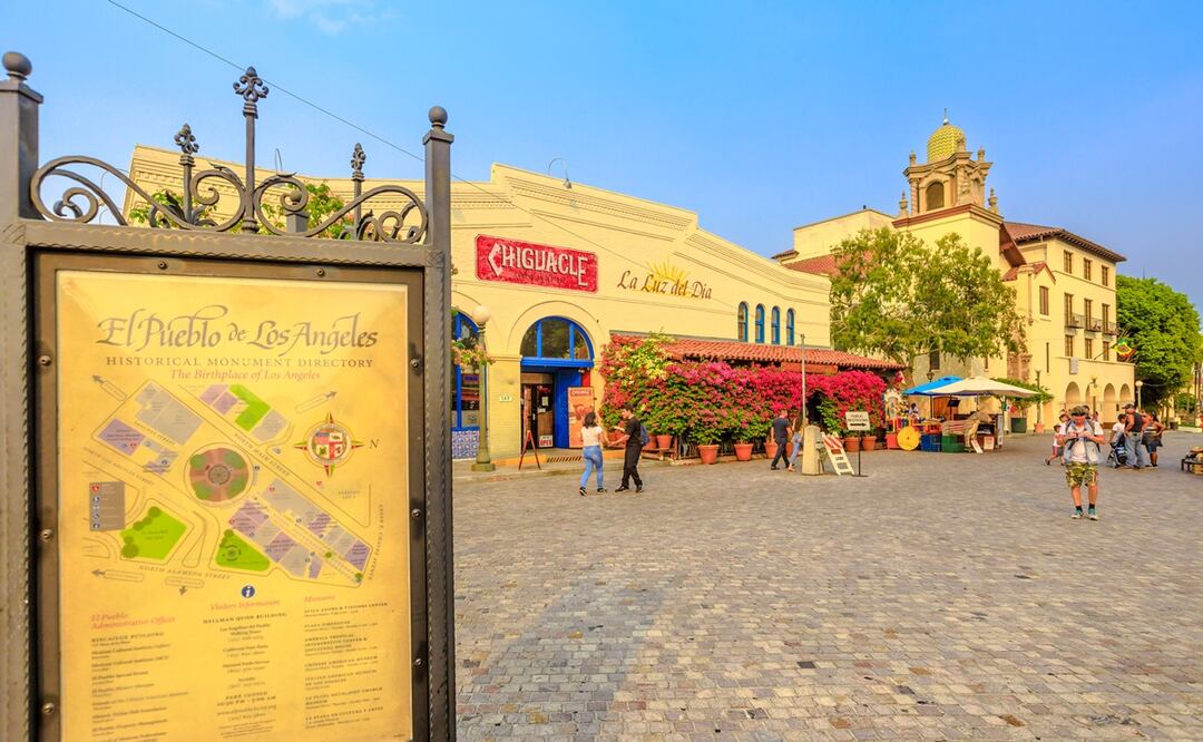 Pueblo de Los Ángeles, lugar que alberga la historia de la ciudad que alguna vez fue mexicana. Foto: iStock-bennymarty