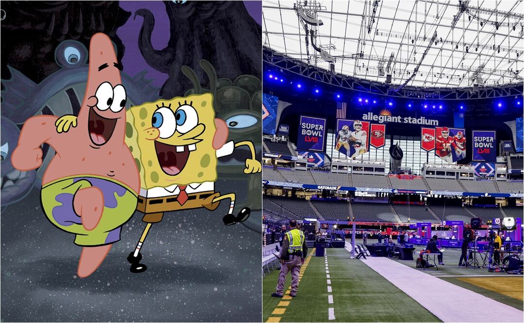 Bob Esponja y Fondo de Bikini no cantarán en el medio tiempo del Super Bowl, pero sí lo narrarán. Foto: Grosby/EFE