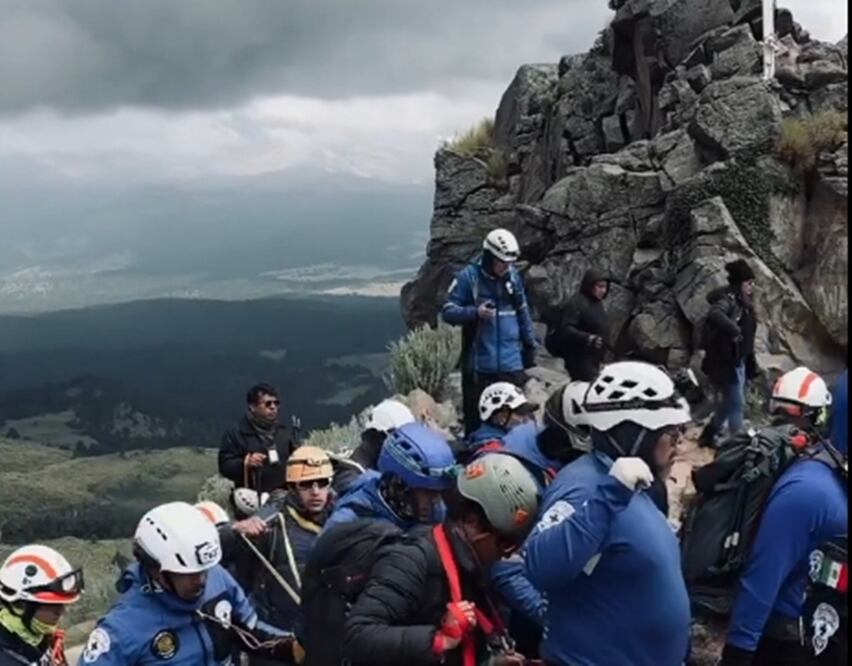 Paolo Sánchez muere tras escalar el Iztaccíhuatl sin equipo: lo hallan tras 7 días de búsqueda. Foto: Brigada de Rescate del Socorro Alpino de México A.C. / Facebook