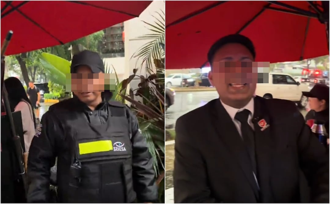 Polémica en Masaryk: señalan a guardias de tienda de lujo de discriminar a familia mexicana en plena lluvia. VIDEO Foto: Captura de pantalla /TikTok