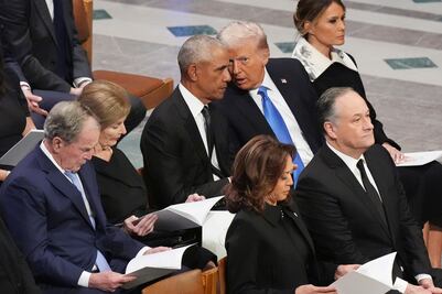 Funeral de Jimmy Carter: Biden, Trump y Trudeau presentes en emotivo adiós