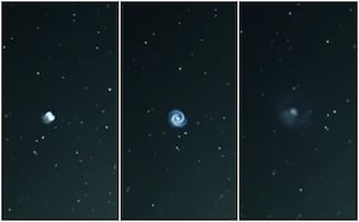 Video. Captan misteriosa formación espiral en cielos de Hawái