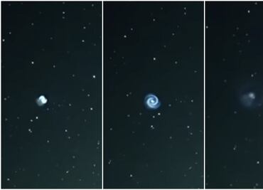 Video. Captan misteriosa formación espiral en cielos de Hawái