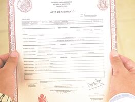 ¿Cómo sacar en línea una copia certificada del acta de nacimiento mexicana?