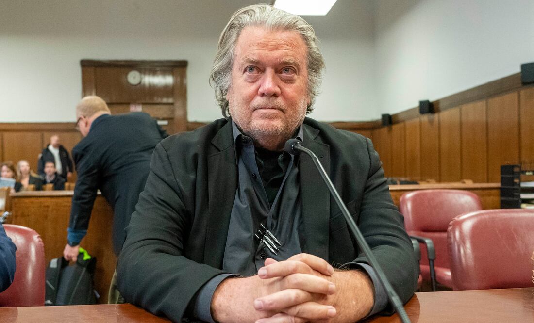 Tribunal ordena a Steve Bannon, aliado de Trump, presentarse en prisión el 1 de julio. FOTO AP / Steven Hirsch