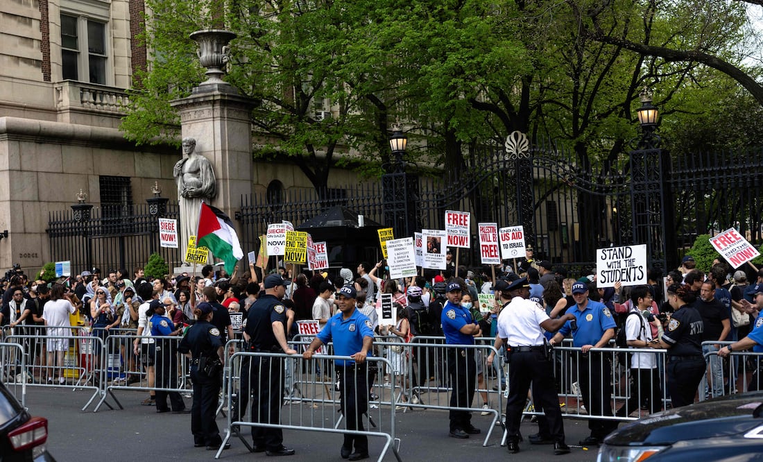 Universidad de Columbia suspende a estudiantes por protesta propalestina (Photo by Michael M. Santiago / GETTY IMAGES NORTH AMERICA / Getty Images via AFP)