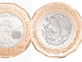 ¿La tienes? Esta moneda de $20 pesos vale más de $1.6 millones de pesos