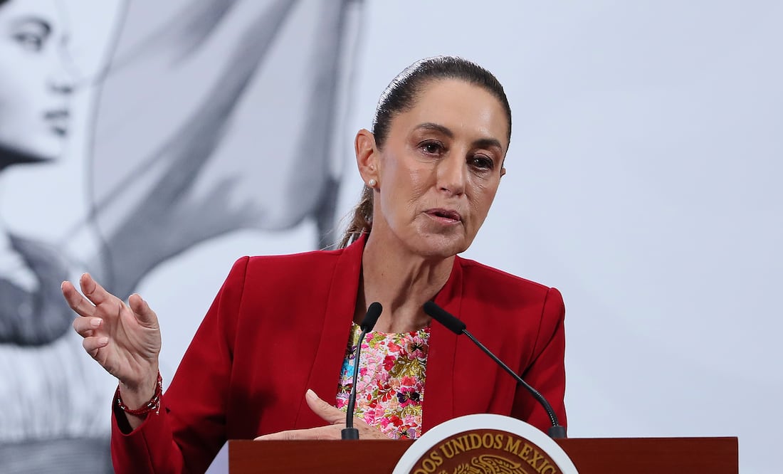 Sheinbaum atribuye "gran mayoría" de desapariciones en México al crimen organizado. EFE/ Mario Guzmán