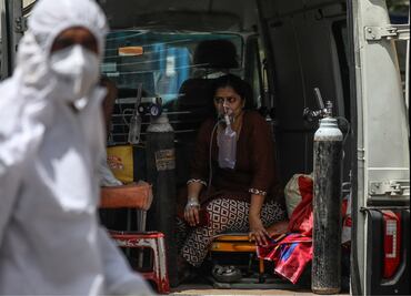 Covid en India: 300 mil contagios en un día; hospitales colapsan