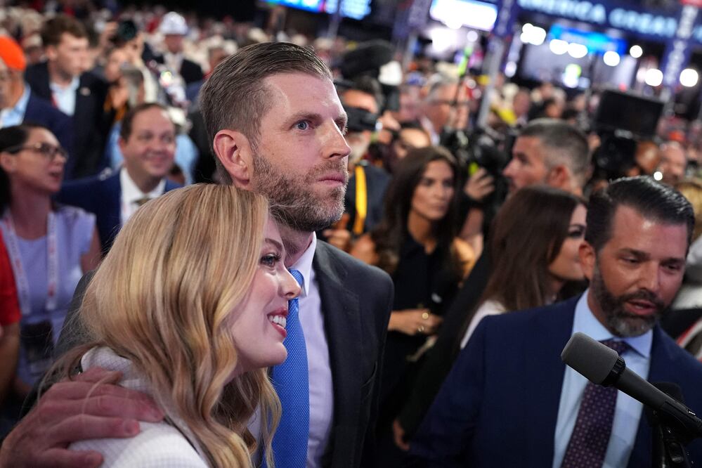 Hijos de Trump festejan la nominación oficial de su padre como candidato ( / Getty Images via AFP)